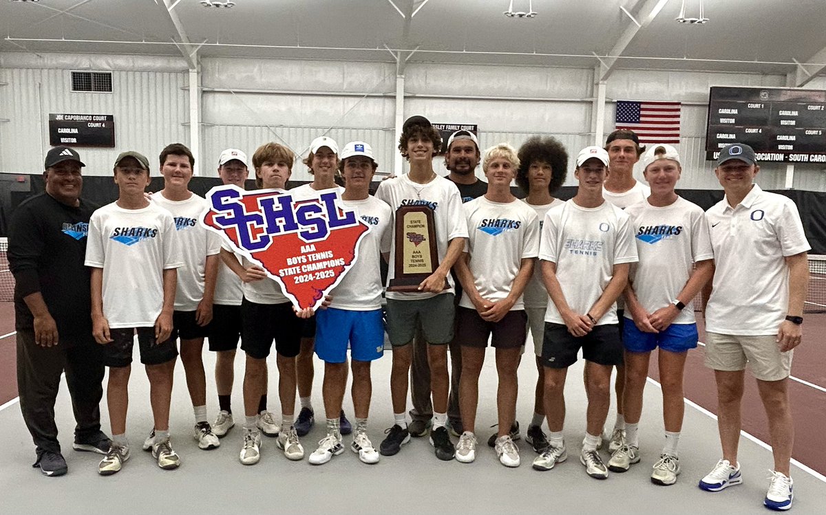 Congratulations 🎉<a href="/AdOceanside/">Oceanside Athletics</a> the <a href="/SCHSL/">SCHSL</a> 2025 Class AAA Boys Tennis State Champions🎾