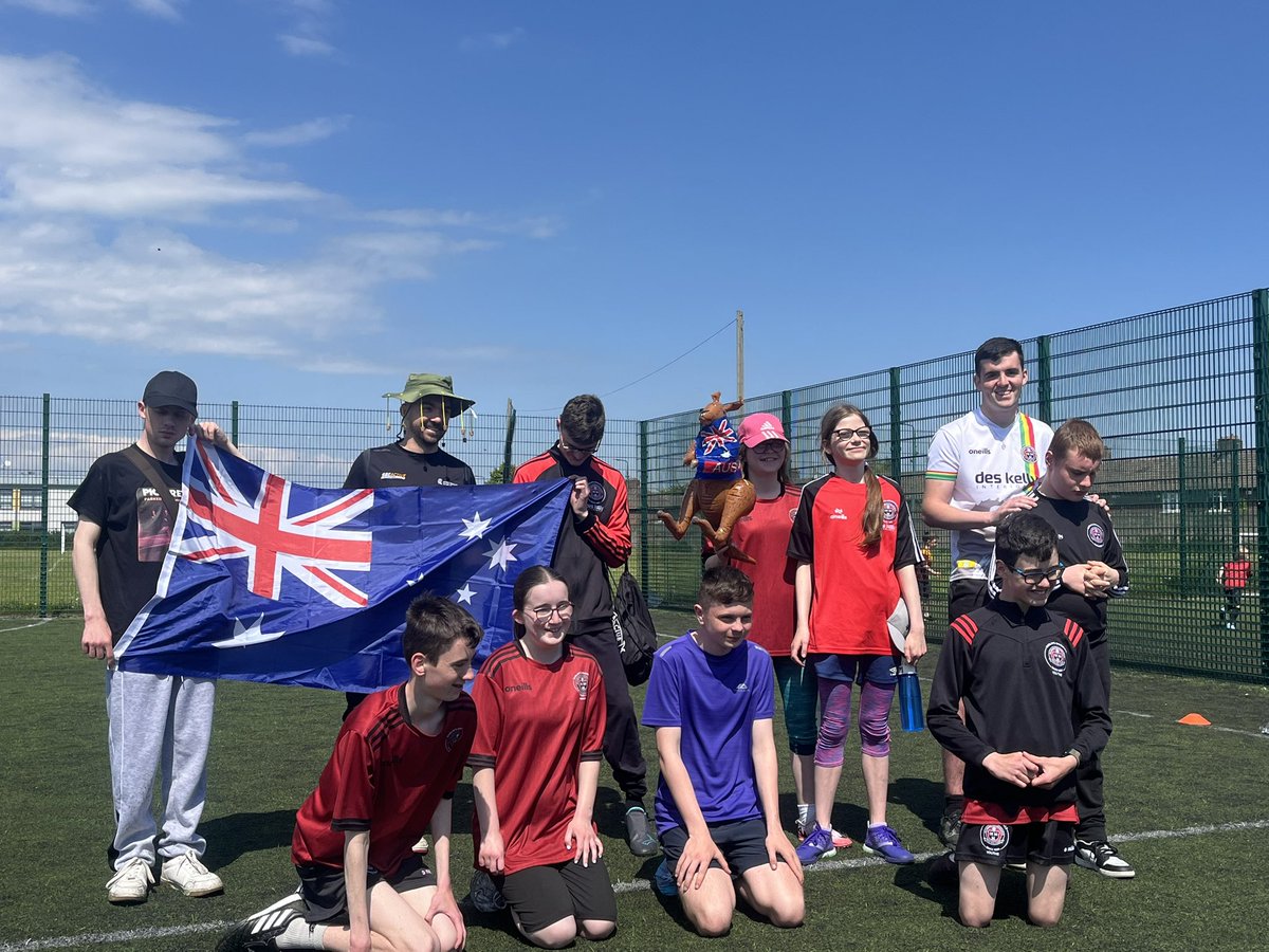 A beautiful morning for football as our Vision Impaired team said farewell to coach Oisin who leaves for Melbourne tomorrow to start a new job! Oisin has been a fantastic coach with the team for the last number of years and he’ll be very much missed by the team &amp; parents. 

We