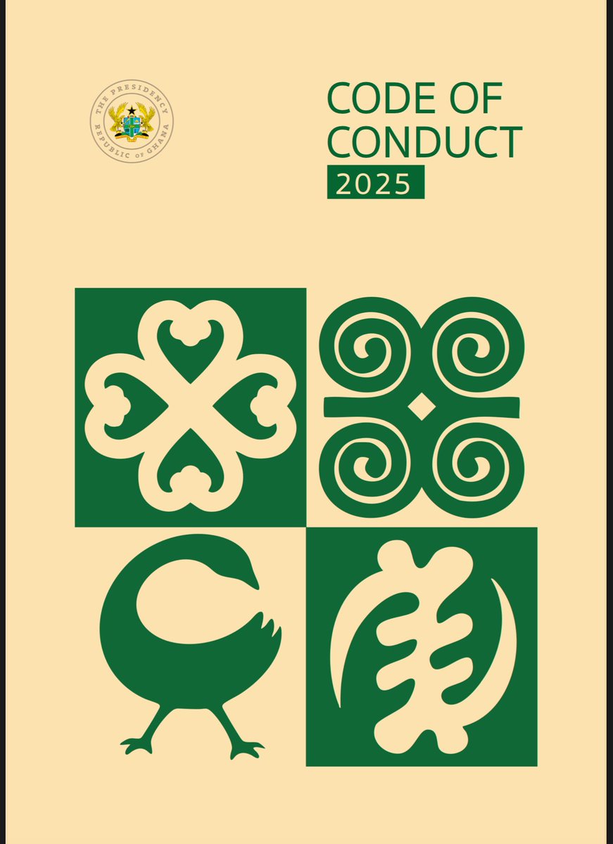 F_Edzeamey's tweet image. CODE OF CONDUCT FOR GOVERNMENT APPOINTEES

Section 1.

Follow Thread 🧵