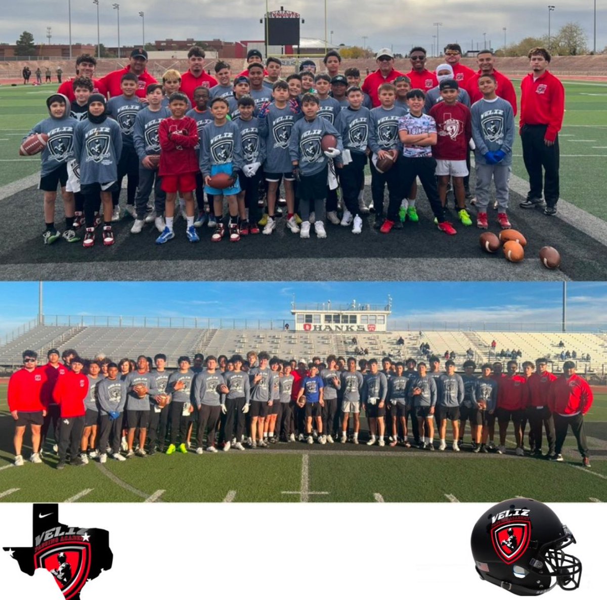 IT’S BACK!!
Veliz Passing Academy: Summer Skills Camp🏈☀️

💥6th Anniversary of the best camp in West Texas 

📍Site: HANKS HS
🗓️July 11-12 
🏫Rising 2nd-7th Graders (9am-11am)
🏫Rising 8th-12th Graders (12pm-2pm)
✅VelizPassAcademy.com

*ALL HS COACHES INVITED TO ATTEND