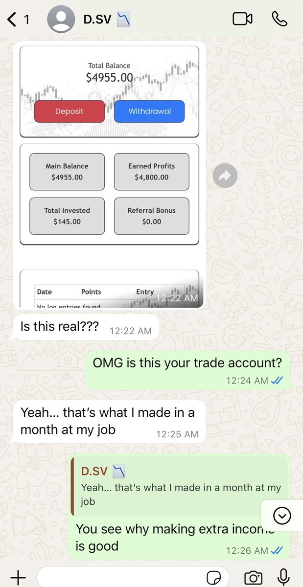 He really thought he was dreaming after earning over $4,000 with $145 

It’s not late to start investing Dm me to see up your trade account and start earn every extra cash