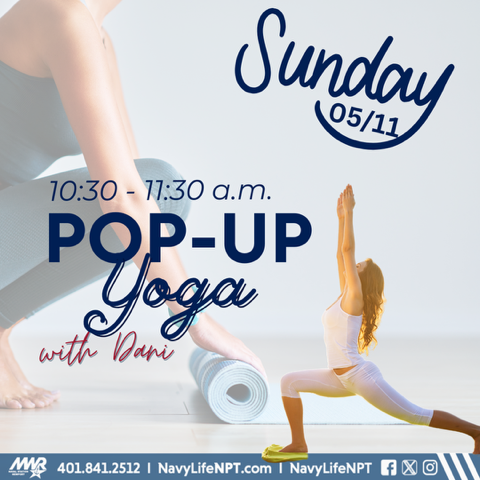 NavyLifeNPT's tweet image. 🧘‍♀️ Treat yourself to movement that feels good on every level—physically and mentally. Breathe, stretch, sweat, and smile as you flow through a feel-good practice designed for all bodies and all layers of being.✨#PopUpYoga #YogaWithDani #FeelGoodFlow #JHCFitness NAVSTANPTMWR