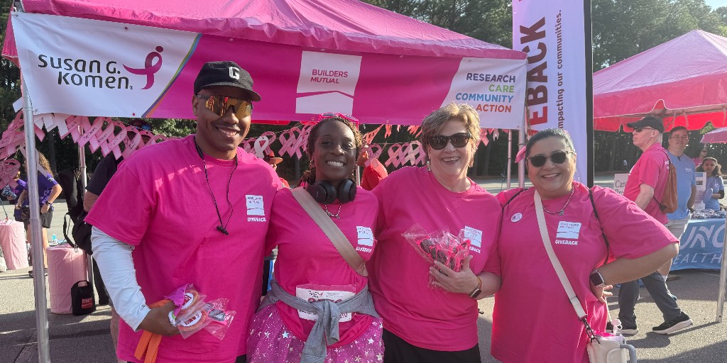 A huge thank you to our 50 employees and family members who joined the Komen Walk last Saturday! 

Together, we raised $2,300—and Builders Mutual proudly donated $20,000 to support the fight against breast cancer. Let’s keep making an impact.