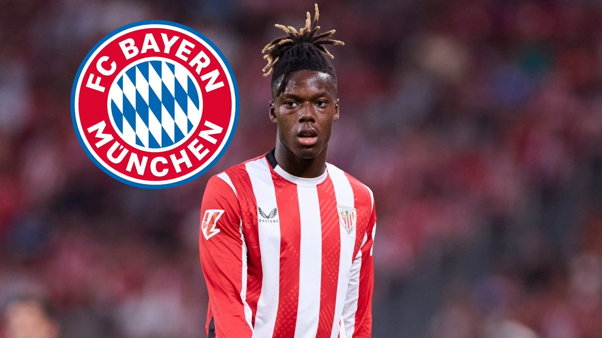 OjoFutbol's tweet photo. 🚨 El Bayern quiere activar la cláusula de recision de 60M de Nico Williams. De momento no hay conversaciones con el jugador. https://t.co/AJoj72b2Wk