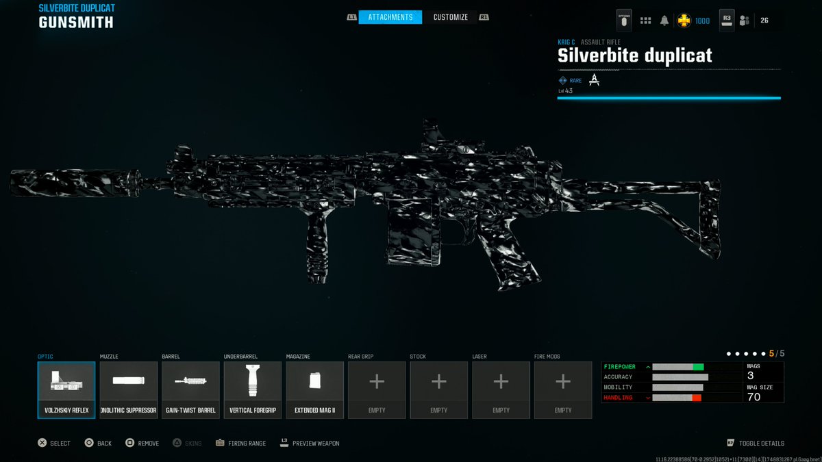 Speros_OG's tweet image. Krig is ZERO recoil, 70 rounds, and has INSANE damage 💪 MP5 shoots nukes, cleanest SMG irons, and has god tier movement 🏃💨 These are the Meta Builds in #Warzone right now 🎯
