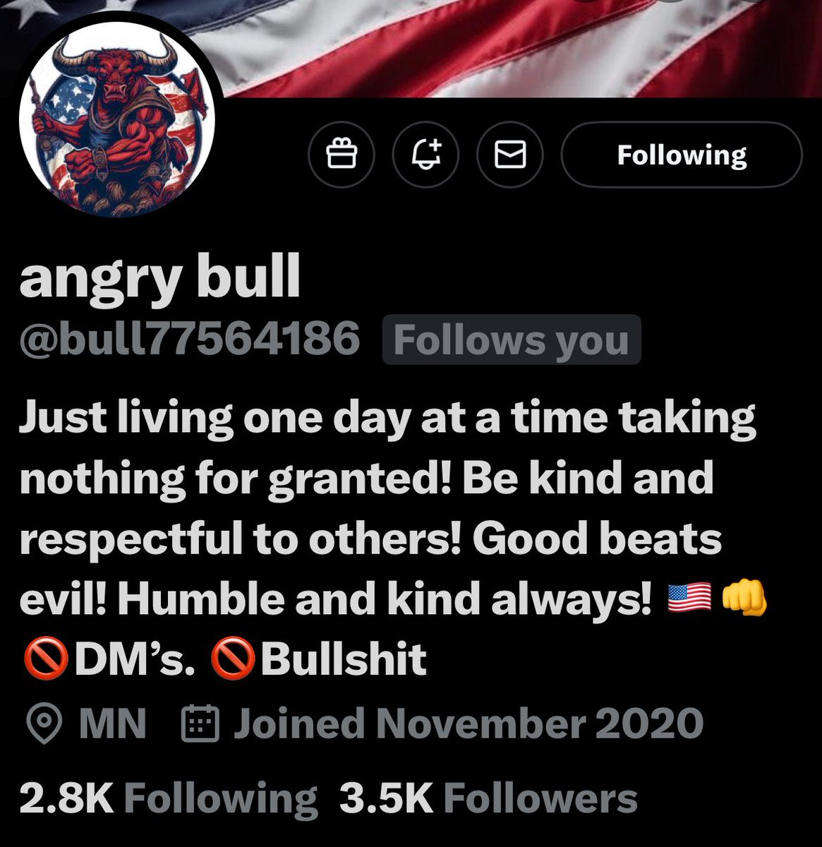 MJ Sure Shot ๐บ๐ธ (@jesusroxit) on Twitter photo Read Angry Bullโs bio and youโll know exactly why Iโm sharing him with you. <a href="/bull77564186/">angry bull</a> is an awesome person who participates in helping others grow their accounts and is simply good people! Read Angry Bullโs bio and youโll know exactly why Iโm sharing him with you. <a href="/bull77564186/">angry bull</a> is an awesome person who participates in helping others grow their accounts and is simply good people!