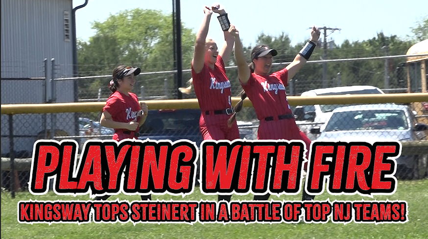 JSZ_Sports's tweet photo. In a battle of the top two ranked public schools in New Jersey, it was Kingsway who scored 5 unanswered and took down Steinert 5-4! 

Watch the FULL highlights + reaction from one of the most entertaining softball games of the season⬇️

🎥: https://t.co/S09DYrDnkA

@Dragons_AD https://t.co/eRXKEihgX1