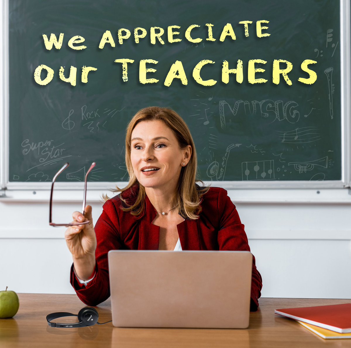 MaxellCorp's tweet image. As a conclusion to Teachers Appreciation Week, Maxell is giving away 24 headphones for your classroom!! 🎶 

Want to enter? Follow these instructions :

1. Follow @MaxellCorp 

2. Repost this giveaway

3. Tag a friend in the comments