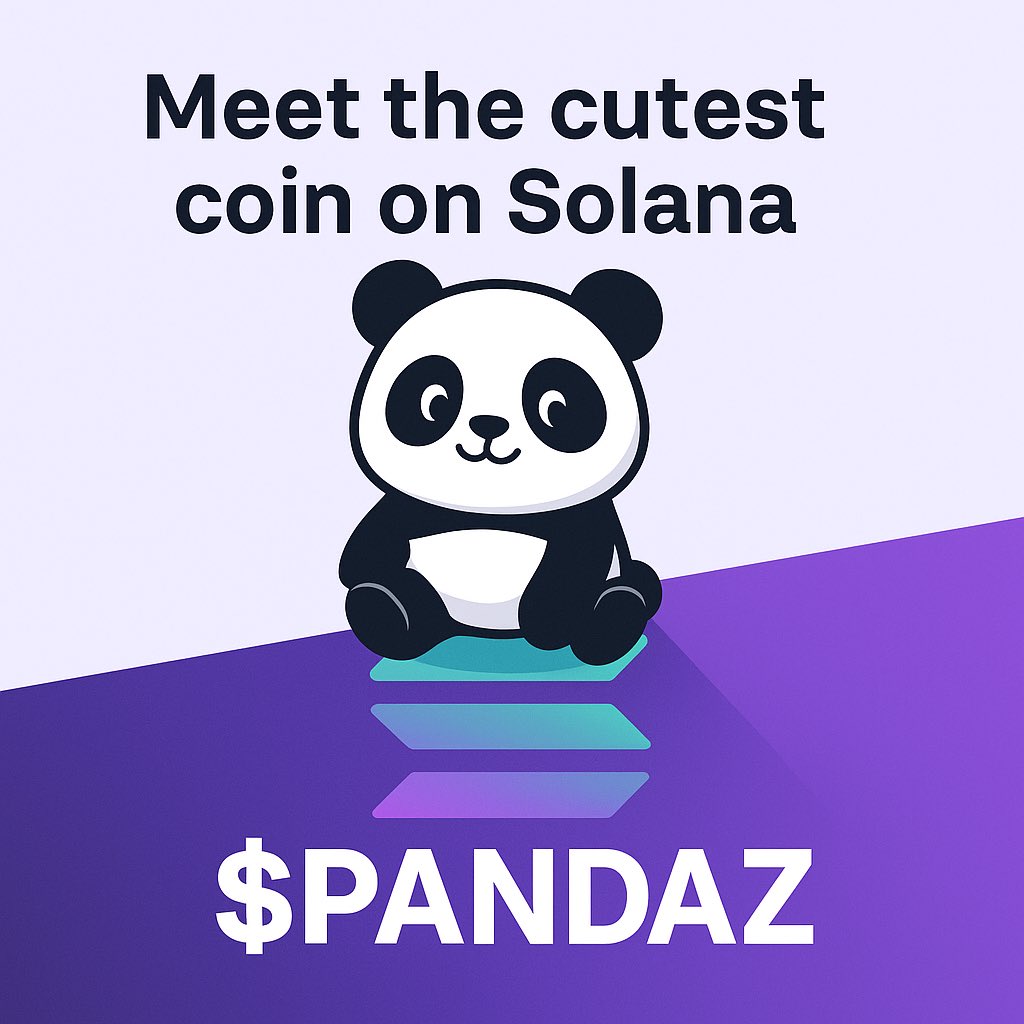 pandabambooarmy's tweet image. Welcome to $PANDAZ, the lazy but lucky panda meme coin built on Solana, backed by real use cases and powered by community vibes. #Solana #SolanaMemecoin #memecoin