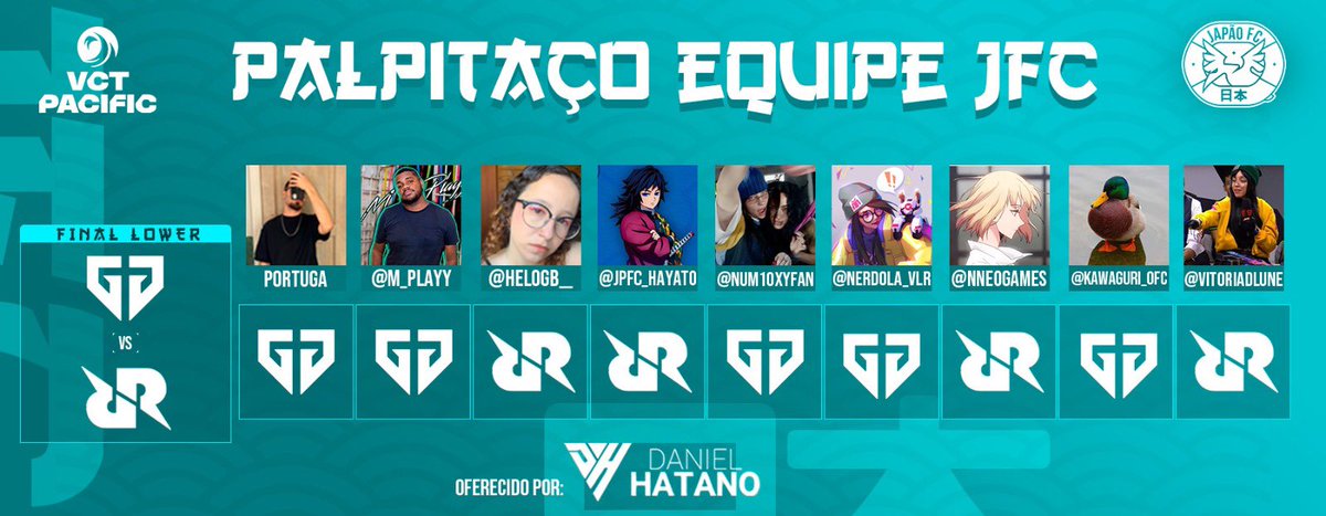 🏆DIA DE FINAL

Amanhã é a Grande Final do VCT Pacific 2025 Stage 1.
A Gen G que começou meio mal no Kickoff finalmente engrenou, e agora busca o primeiro trofeu da temporada.
Já a RRQ vem mostrando uma crescente fenomenal, classificando até para o seu primeiro torneio