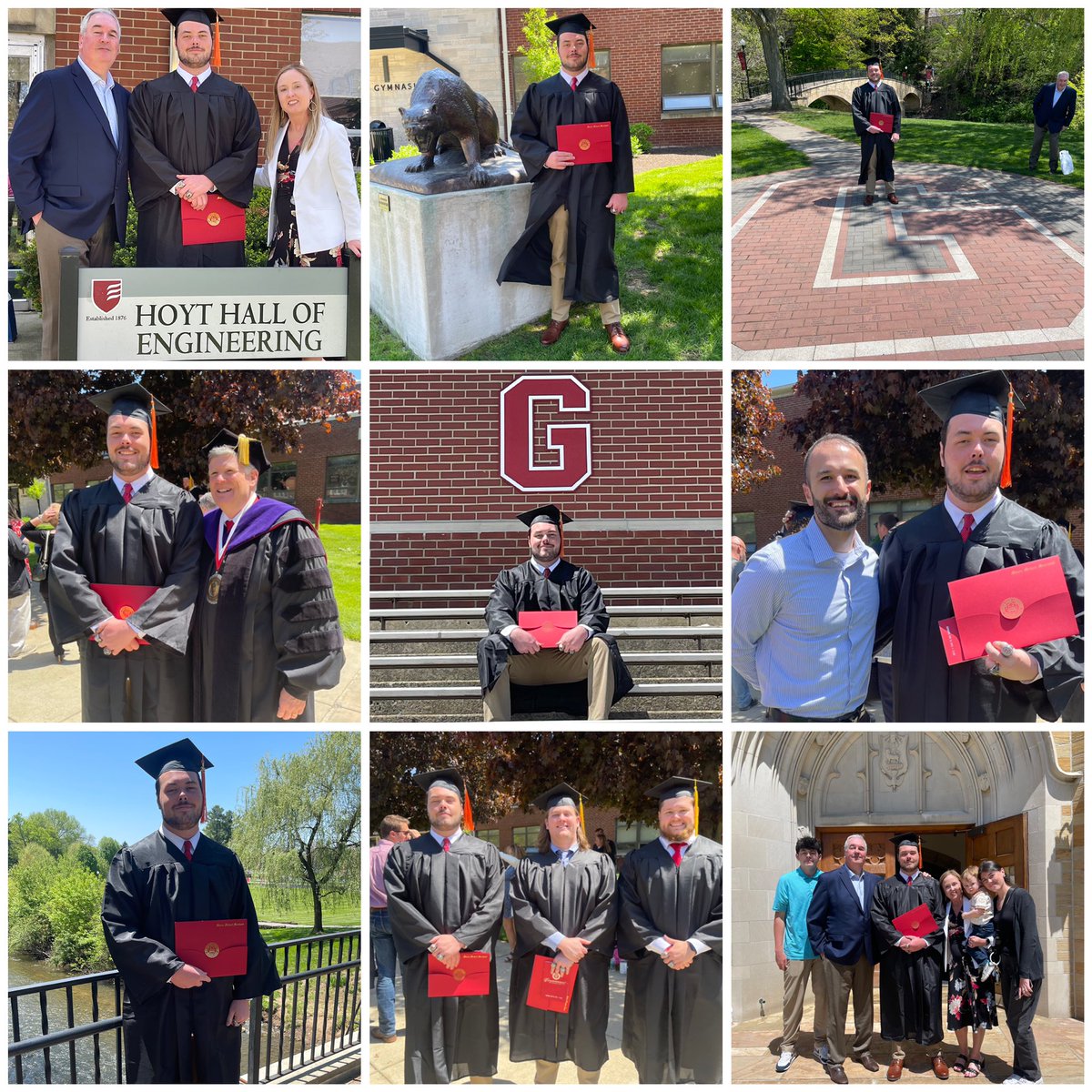 Coach Joe Moorhead (@ballcoachjoemo) on Twitter photo Walked across the stage w/ โ๐ป<a href="/PAC_Athletics/">Presidentsโ Athletic Conference</a> ๐ Championship ๐โs on one hand & a <a href="/GroveCtyCollege/">Grove City College</a> Mechanical Engineering Degree in the other. Never flinched in the face of adversity. Proud of you kid.
Thank you <a href="/GCCPrezMcNulty/">Paul McNulty</a>, <a href="/GCC_FB/">Grove City Football</a>, <a href="/CoachDiDonato/">Andrew DiDonato</a> & <a href="/CoachBaney/">Derrick Baney</a> for guiding Walked across the stage w/ โ๐ป<a href="/PAC_Athletics/">Presidentsโ Athletic Conference</a> ๐ Championship ๐โs on one hand & a <a href="/GroveCtyCollege/">Grove City College</a> Mechanical Engineering Degree in the other. Never flinched in the face of adversity. Proud of you kid.
Thank you <a href="/GCCPrezMcNulty/">Paul McNulty</a>, <a href="/GCC_FB/">Grove City Football</a>, <a href="/CoachDiDonato/">Andrew DiDonato</a> & <a href="/CoachBaney/">Derrick Baney</a> for guiding