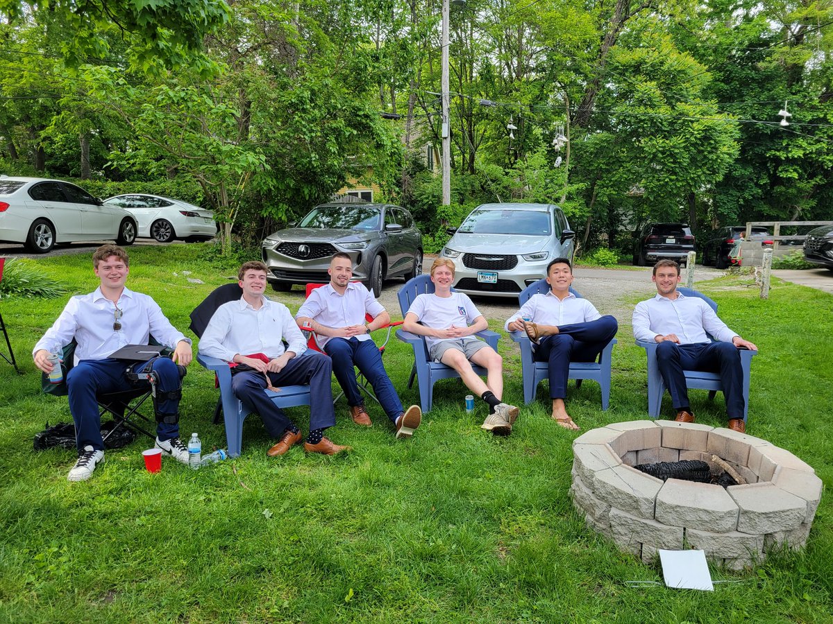 InsideEdge's tweet image. Congratulations, Zach Baron and your Sigma Nu brothers on your successful journey to graduation! We're very proud of you!!
#IUBGrad25