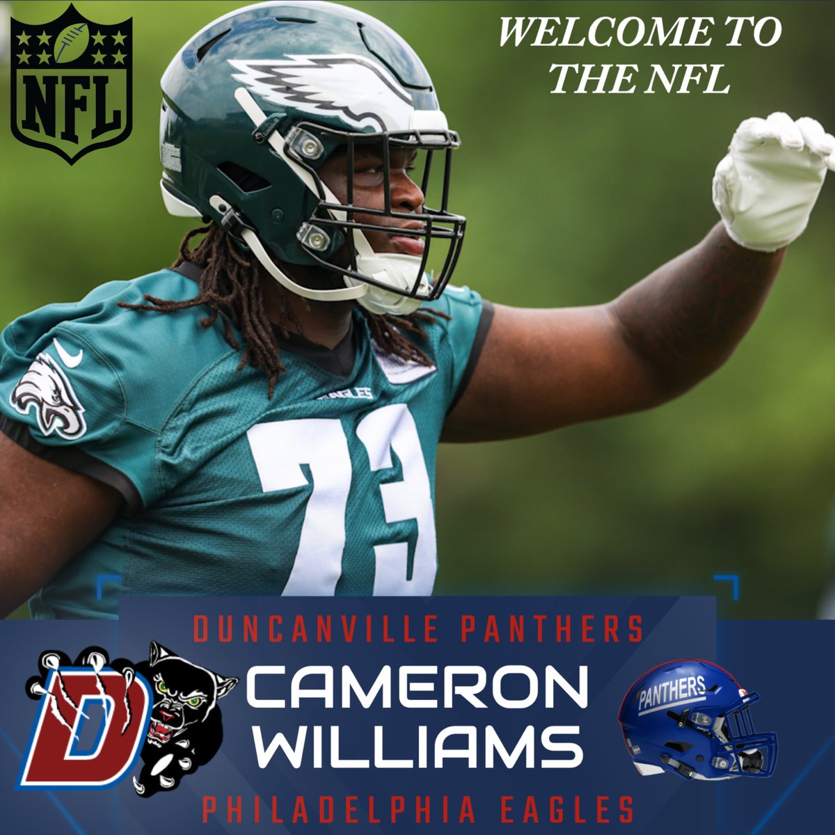We are Panther Proud!!! Good luck as you pursue your dreams!!! <a href="/BigCamWill/">Cameron Williams</a>