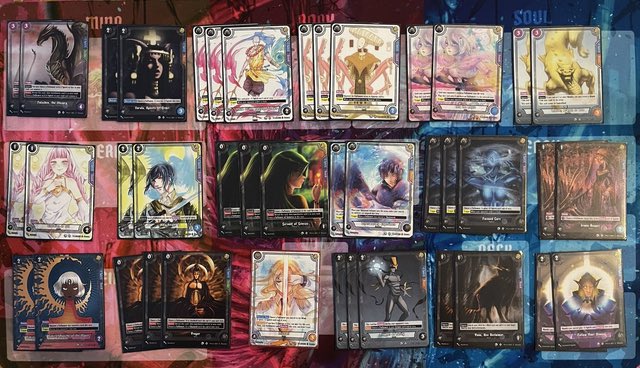 voltriph's tweet image. 3 weeks remain. Through the end of May (5/31/2025) the Spirit Clash alpha test decks sale is LIVE at:

phaxion.com

$40 + $10 shipping

1 alpha labeled wrath deck 🟣
1 alpha labeled zen deck 🟡

If 30+ sets sell, I will also create a promo alpha card that will be…