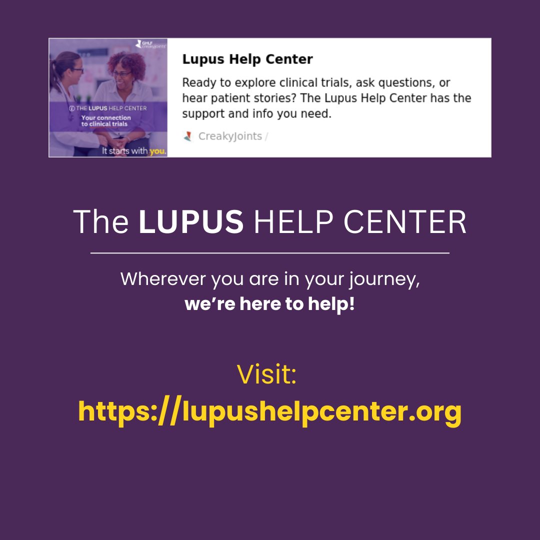Today, on World Lupus Day, we honor everyone affected by lupus.
If you're living with lupus or supporting someone who is, the Lupus Help Center offers trusted information, expert videos, and real patient stories — all to help you understand clinical trials and take the next step