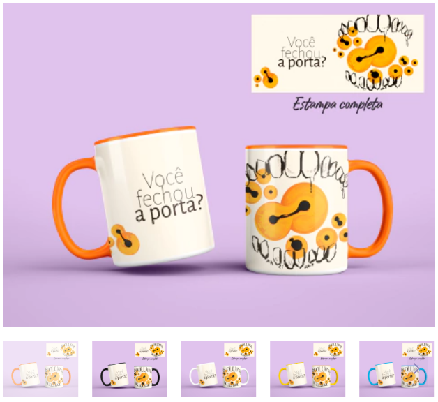 Caneca O Espreitador, da <a href="/Naliart_/">🎨 • Nali • ✨️</a> disponível na loja