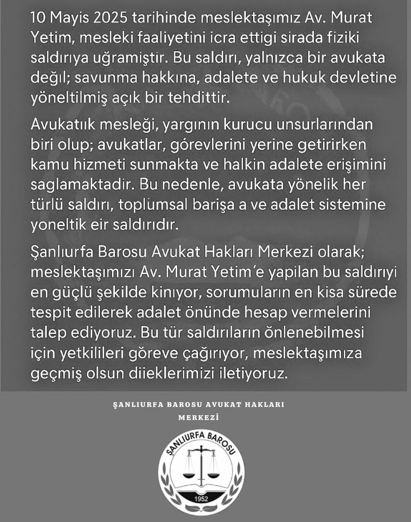 Savunmaktan vazgeçmeyen irademiz şiddet eylemleriyle yıldırılamaz!