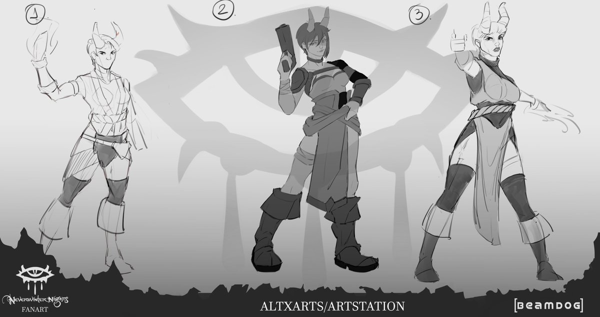 🎨 Prancha de projeto visual inspirada em“Neverwinter Nights” 🐉Pretendo continuar explorando esse tipo de personagem e universo visual.
#fanart #characterdesign #fantasyart #neverwinter