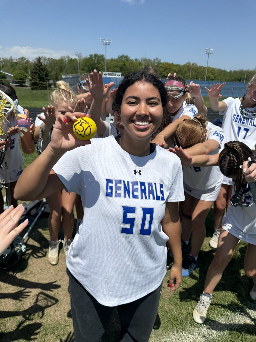 aw_girls's tweet photo. RECORD ALERT!!
Senior Ana “The GOAT” Layson reaches a milestone today by surpassing 250 career saves. 
Ana is now the Anthony Wayne all time program leader in saves with 262!!!

Way to go Ana!! https://t.co/TyiTTMUoVW