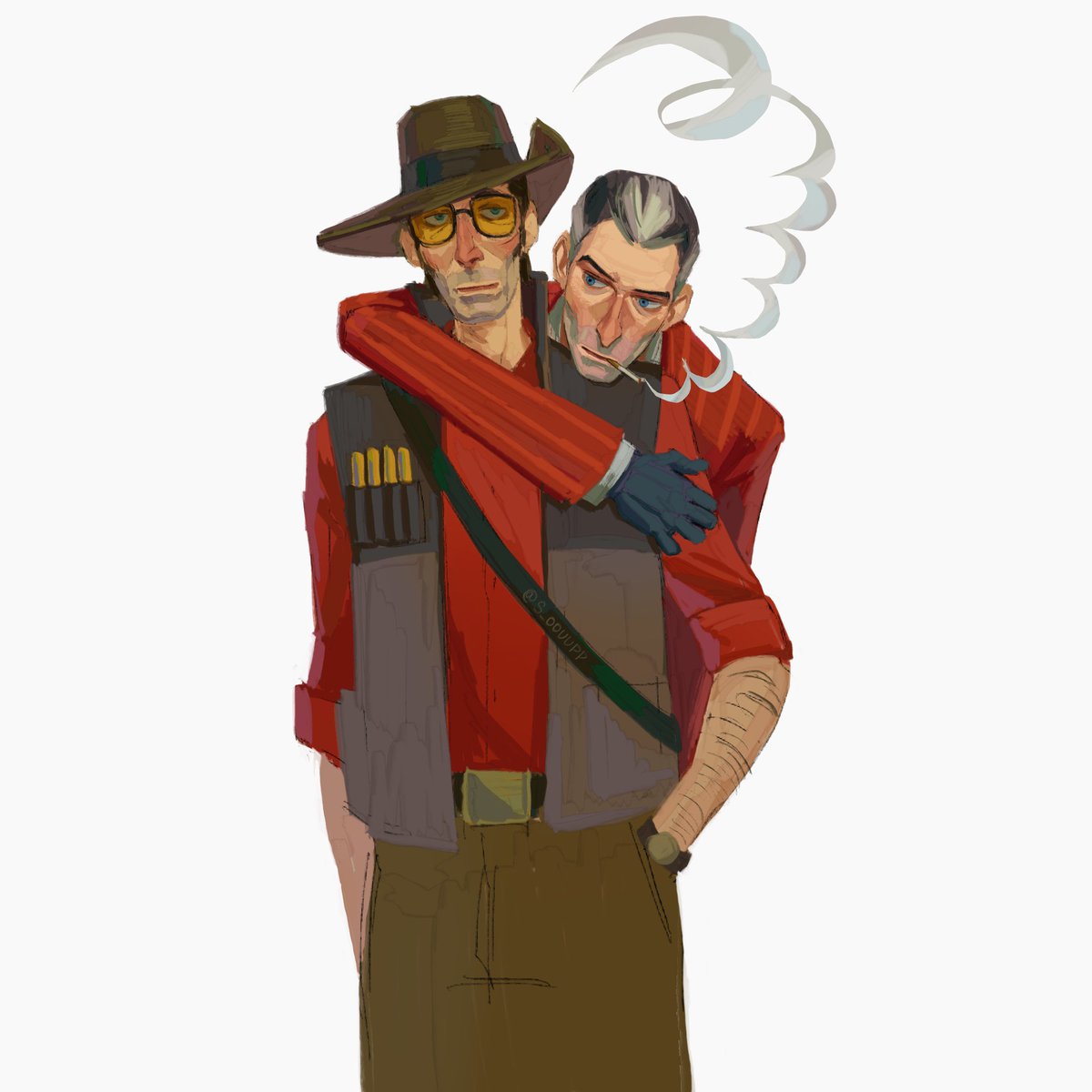 S_oouupp's tweet image. Two sides of old man yaoi
#tf2 #tf2spy #tf2sniper #sniperspy