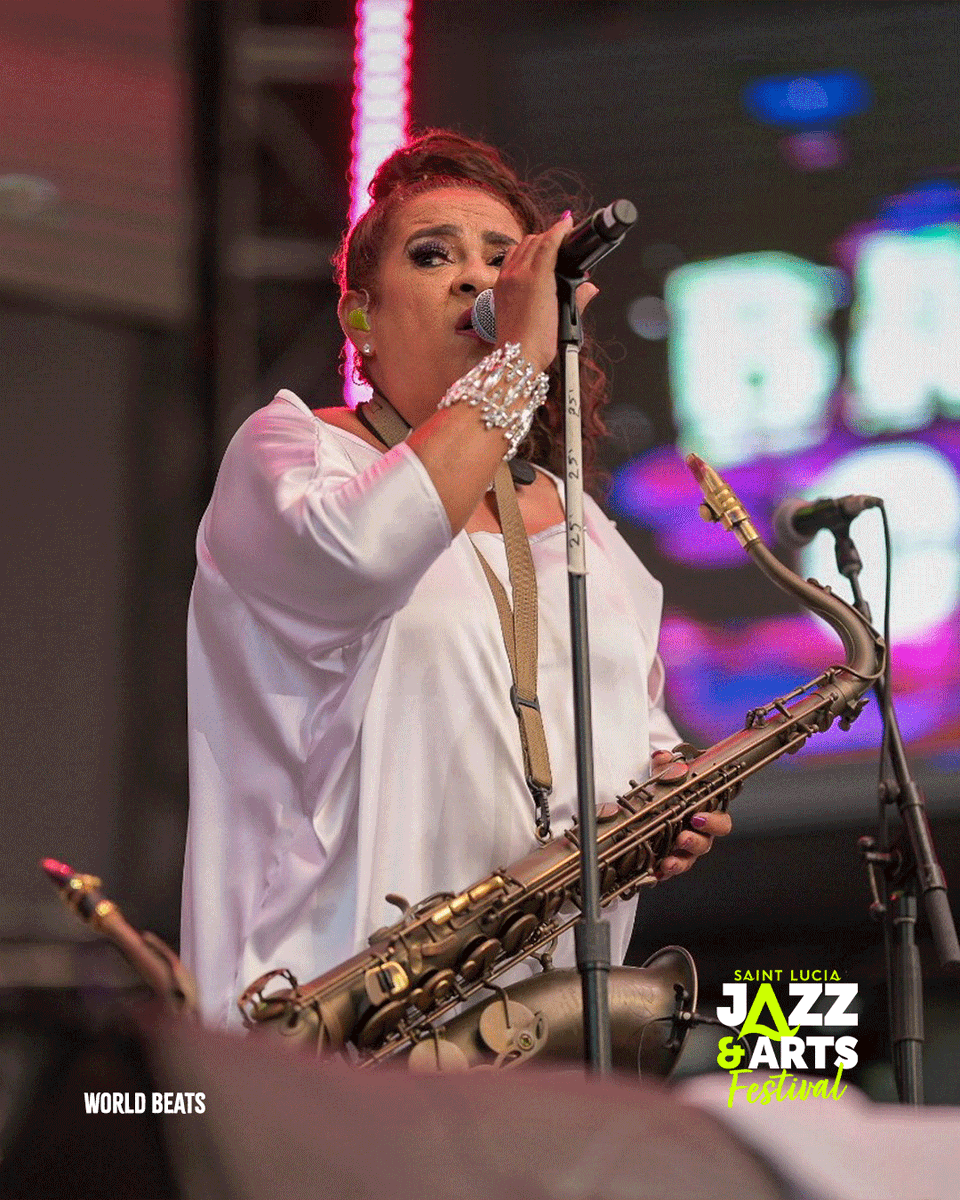 World Beats opened strong with Chazz, Sly, Semi Werner Francis, and Barbara Cadet setting the pace.

The vibes were high from early—pure Saint Lucian artistry on full display.
#SLJAF2025 #WorldBeats #SaintLuciaJazz