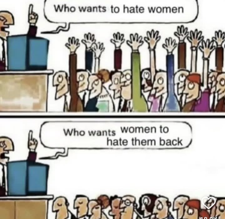 Men can never take what they dish out