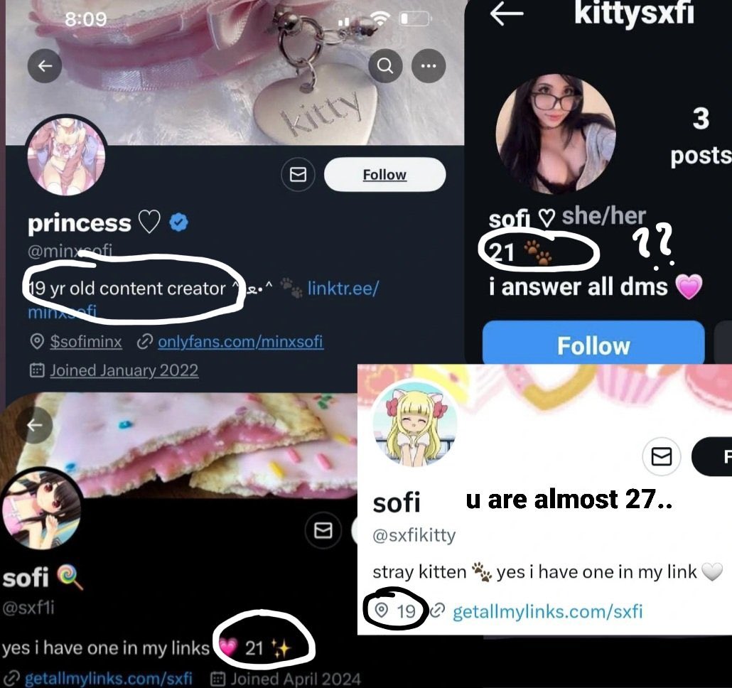 exposingsofi's tweet image. to make this very clear sofis bday is the 26th of december 1998. she is turning 27 this year, as it confuses many people because she changes her age constantly. here you can see all of her IMVU accounts have the same date of birth.