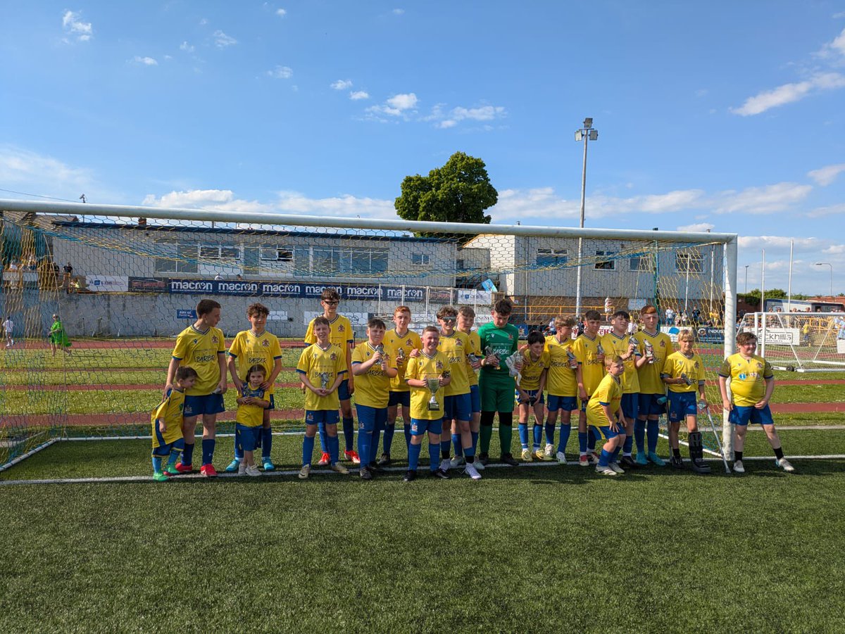Congratulations to both of our grassroots U14 &amp; U13 teams on doing the double! 

Fantastic achievement 🏆🏆 

Enjoy the celebrations!

💙💛

#YourTownYourTeam