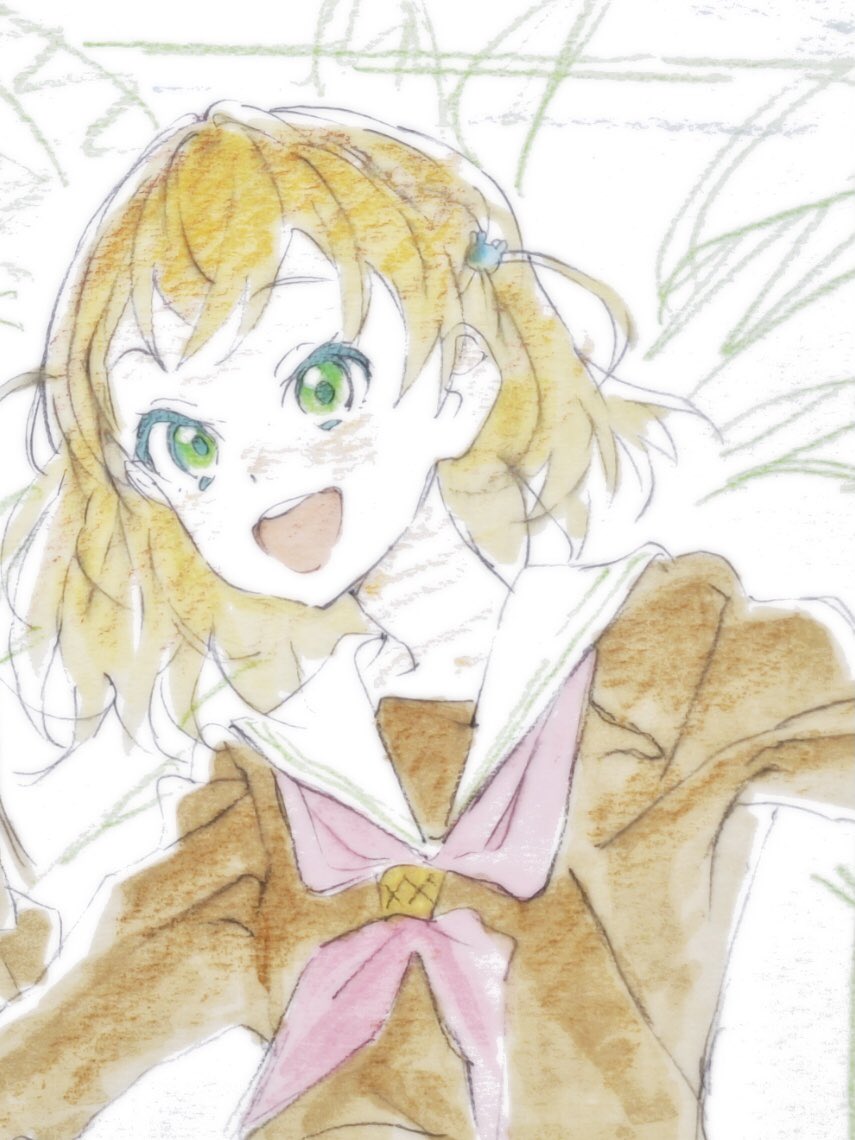1ヶ月ぐらい前に描いた花帆ちゃん、、です