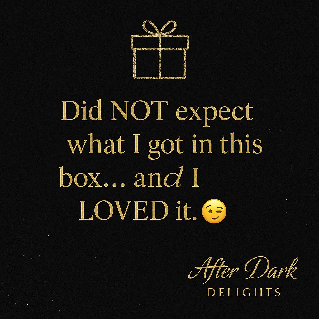 afterdarkboxes's tweet image. They said: “Did NOT expect what I got in this box… and I LOVED it.” 😏
 ⠀⠀
Our mystery boxes aren’t just gifts, they’re experiences.

 Dare to unwrap the night? 🎁💋

👉 afterdarkdelights.shop.netcash.co.za
 ⠀⠀
 #AfterDarkDelights #MysteryBox #18PlusOnly #GiftWithASecret