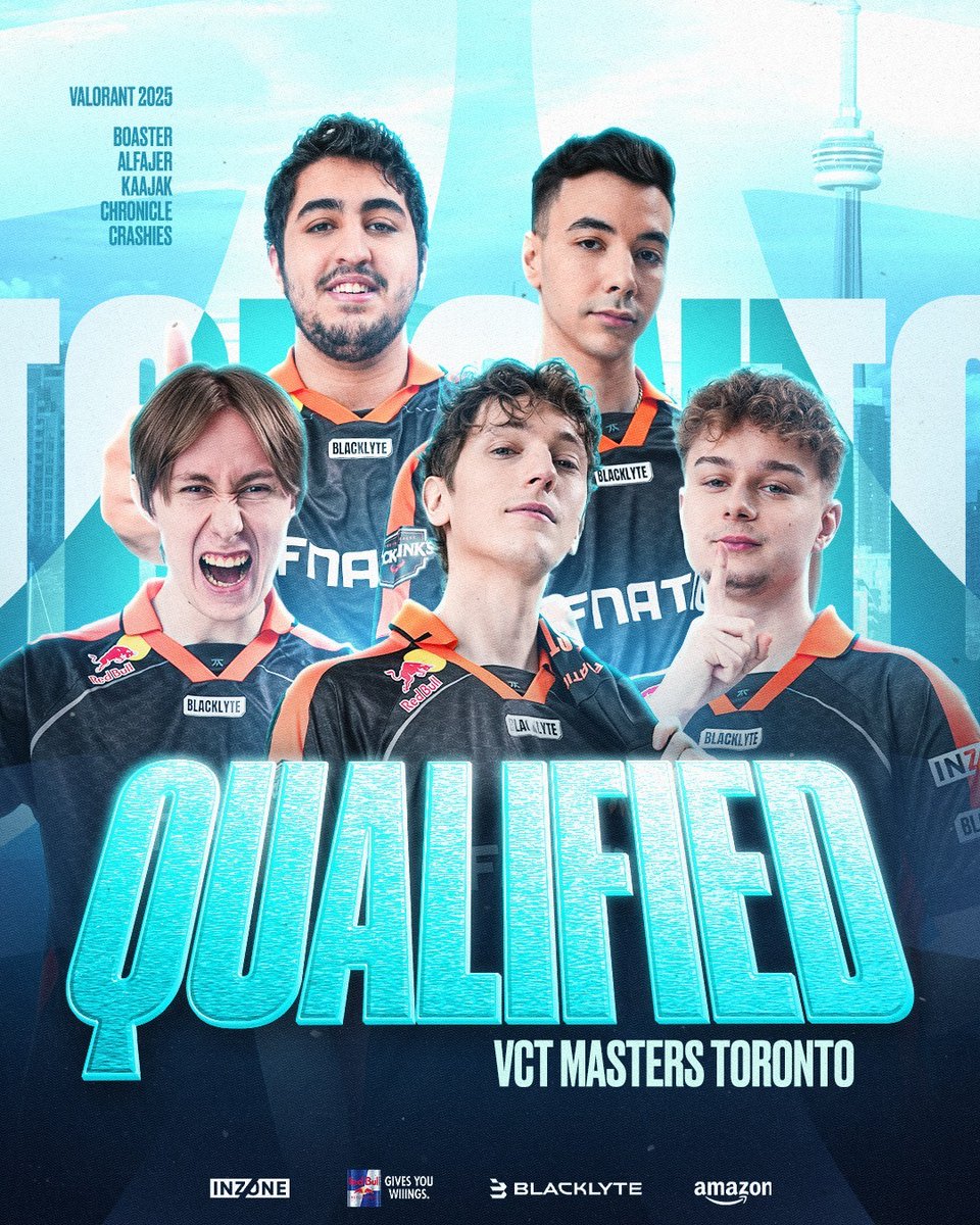 ANOTHER HISTORIC COMEBACK, ANOTHER WORLD STAGE

WE'RE HEADED TO #VALORANTMASTERS TORONTO!