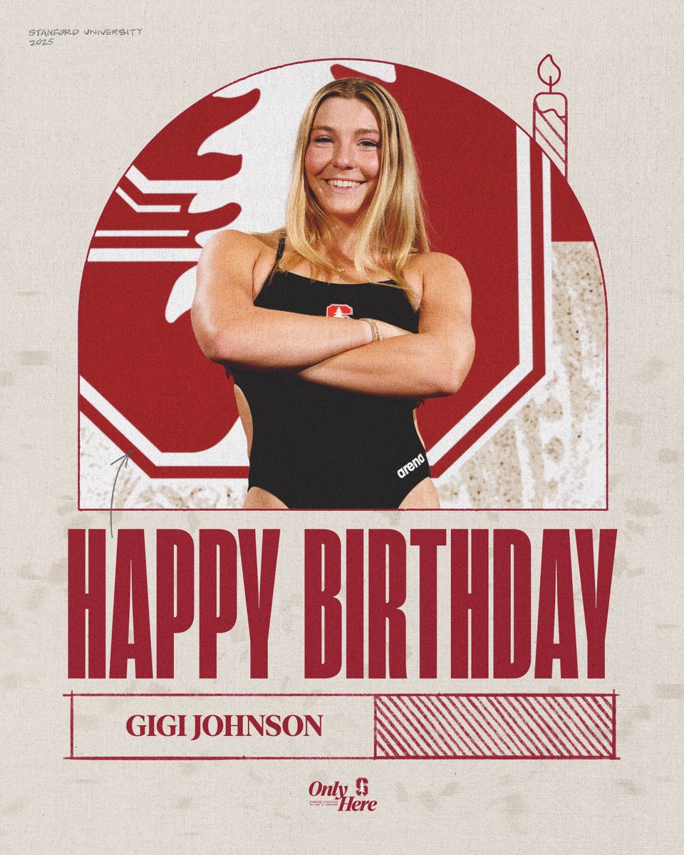 TODAY IS GIGI'S DAY! 🎂🥳

Wishing the best of birthdays to Gigi Johnson today!

#GoStanford