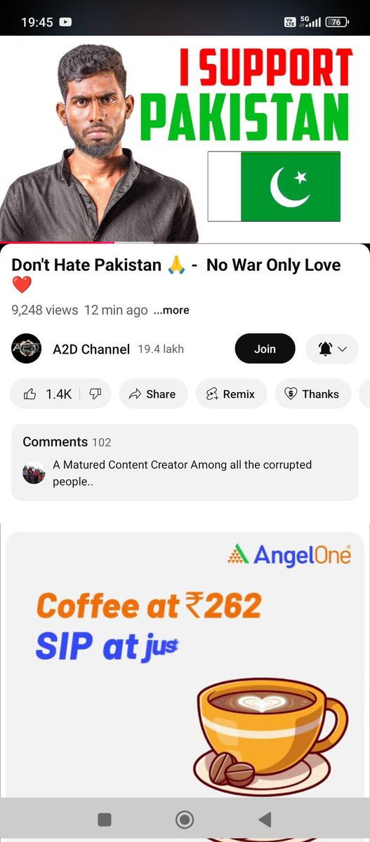 naren_prithvi's tweet image. The YouTube channel A2D Channel is spreading provocative content supporting Pakistan and promoting anti-national sentiments.
Such actions are unacceptable and must be investigated immediately.
Requesting @tnpoliceoffl @HMOIndia to take strict action.
#AntiNational #A2DChannel