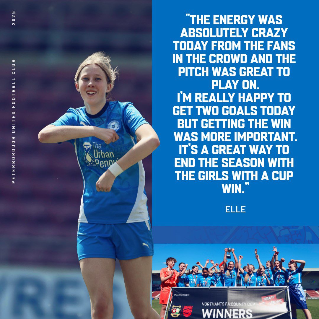 🗣️ Elle on her brace in today’s cup win.

#pufc