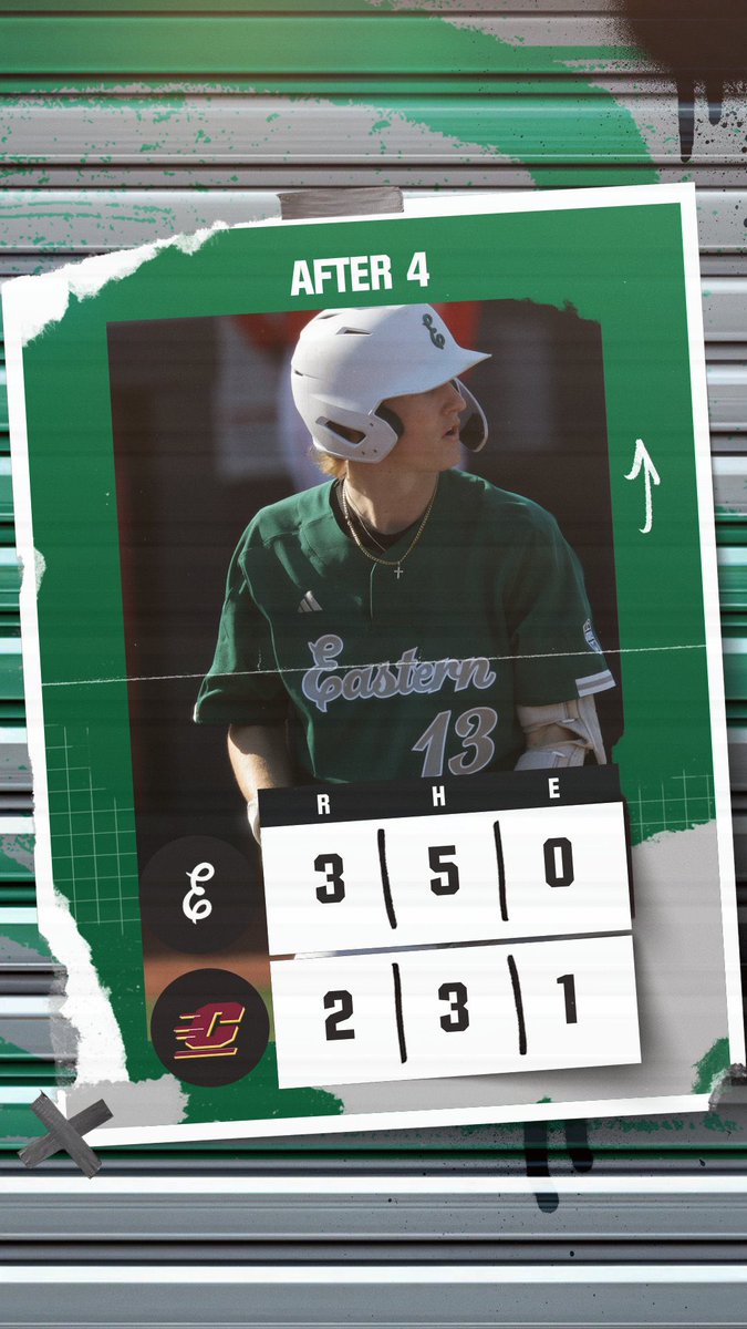 E4 | EMU 3, CMU 2

Walsh’s double plated Eastern’s third run of the day! 👏 

#EMUEagles | #HTR🔨🪨