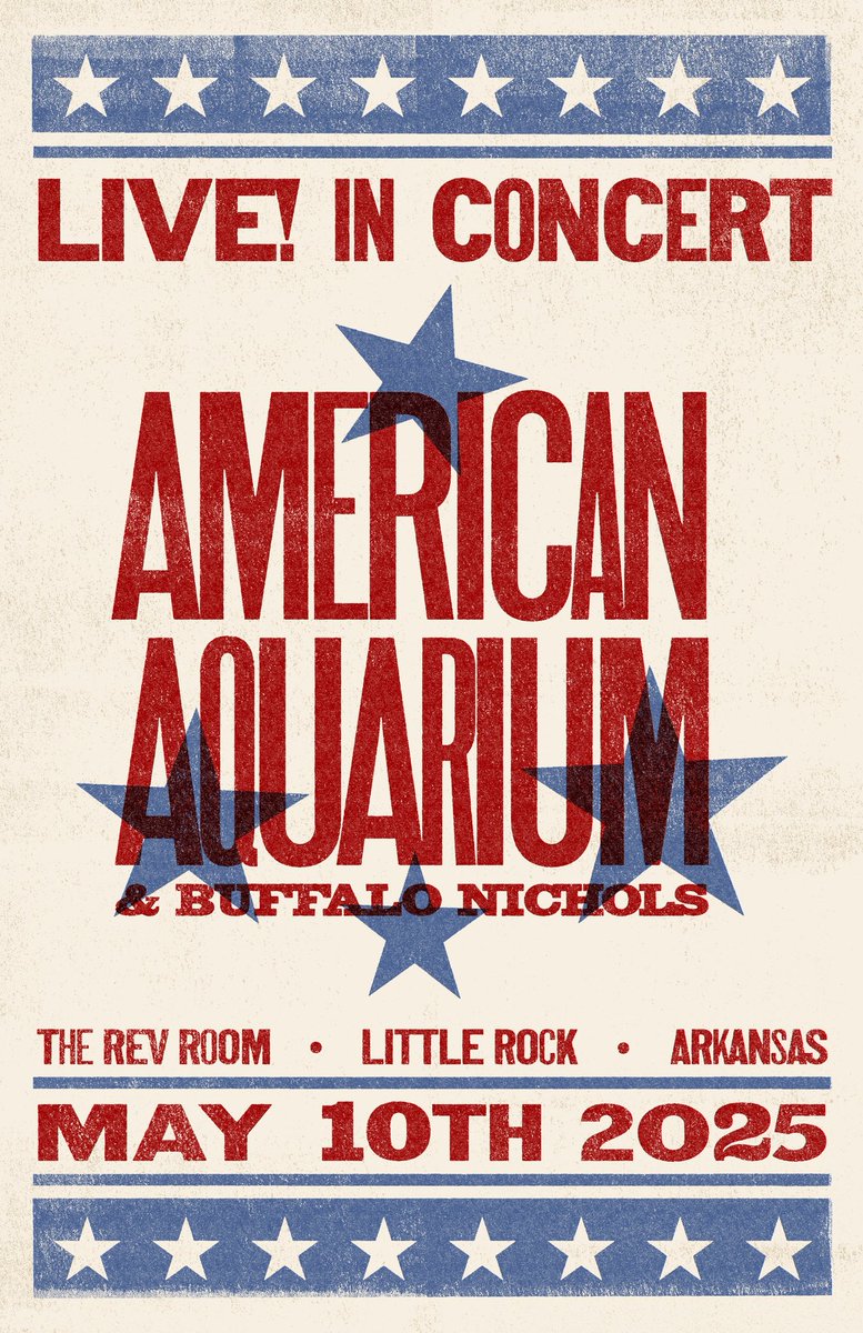 American Aquarium (@usaquarium) on Twitter photo Tonight. Little Rock,AR. <a href="/RevRoomLR/">Revolution Room LR</a>. Doors at 7:30pm. Buffalo Nichols at 8:30pm. We play at 9:30pm. See you there, Little Rock!!! Tonight. Little Rock,AR. <a href="/RevRoomLR/">Revolution Room LR</a>. Doors at 7:30pm. Buffalo Nichols at 8:30pm. We play at 9:30pm. See you there, Little Rock!!!