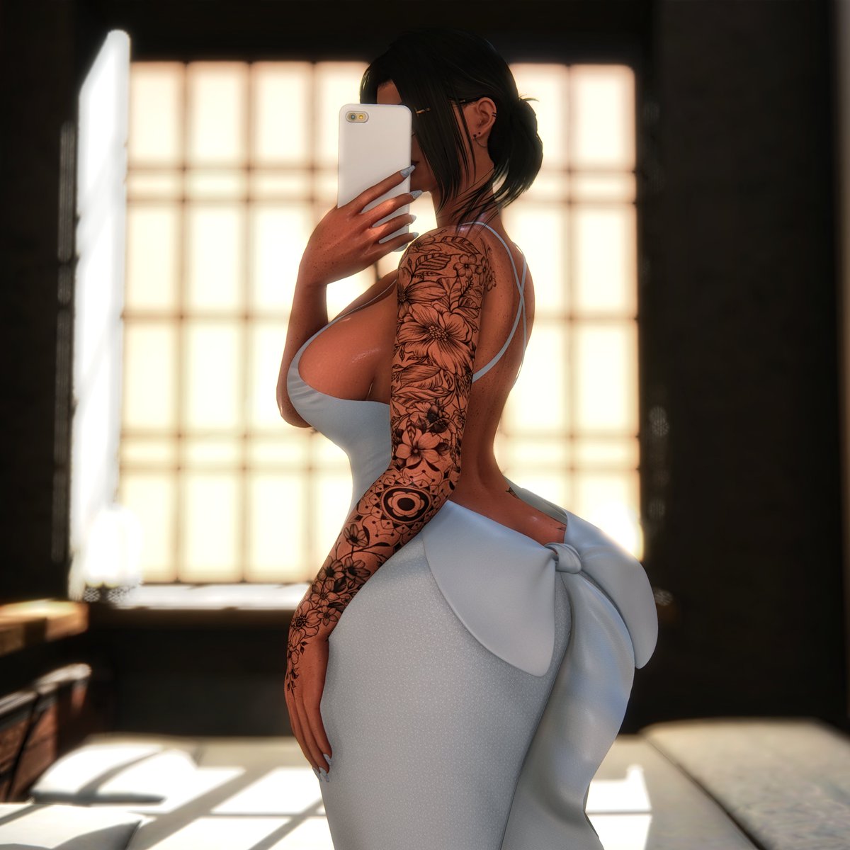 Dressed to impress. 🤍