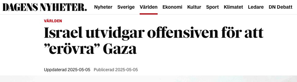 Israels uttalade mål om att erövra Gaza har fått omvärldens performativa ramaskri att ökas ännu ett par decibel. 

Det etablerade narrativet är att Israel, och därmed judar, "ockuperar" Gaza. 

Hur förenligt är detta med det historiska Gaza? 

I denna tråd ska jag försöka