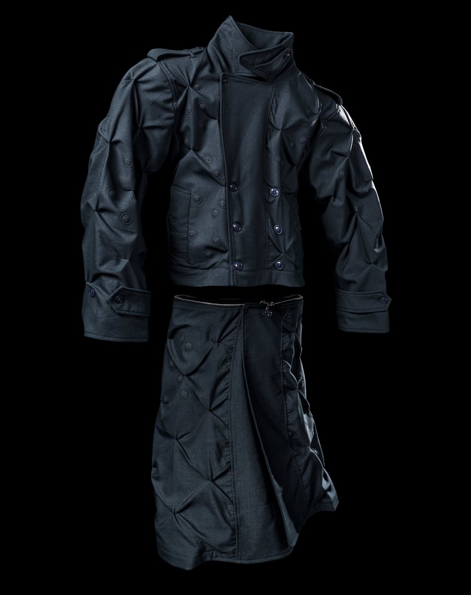 badson__'s tweet image. ‘BUTTONS’ CONVERTIBLE COAT