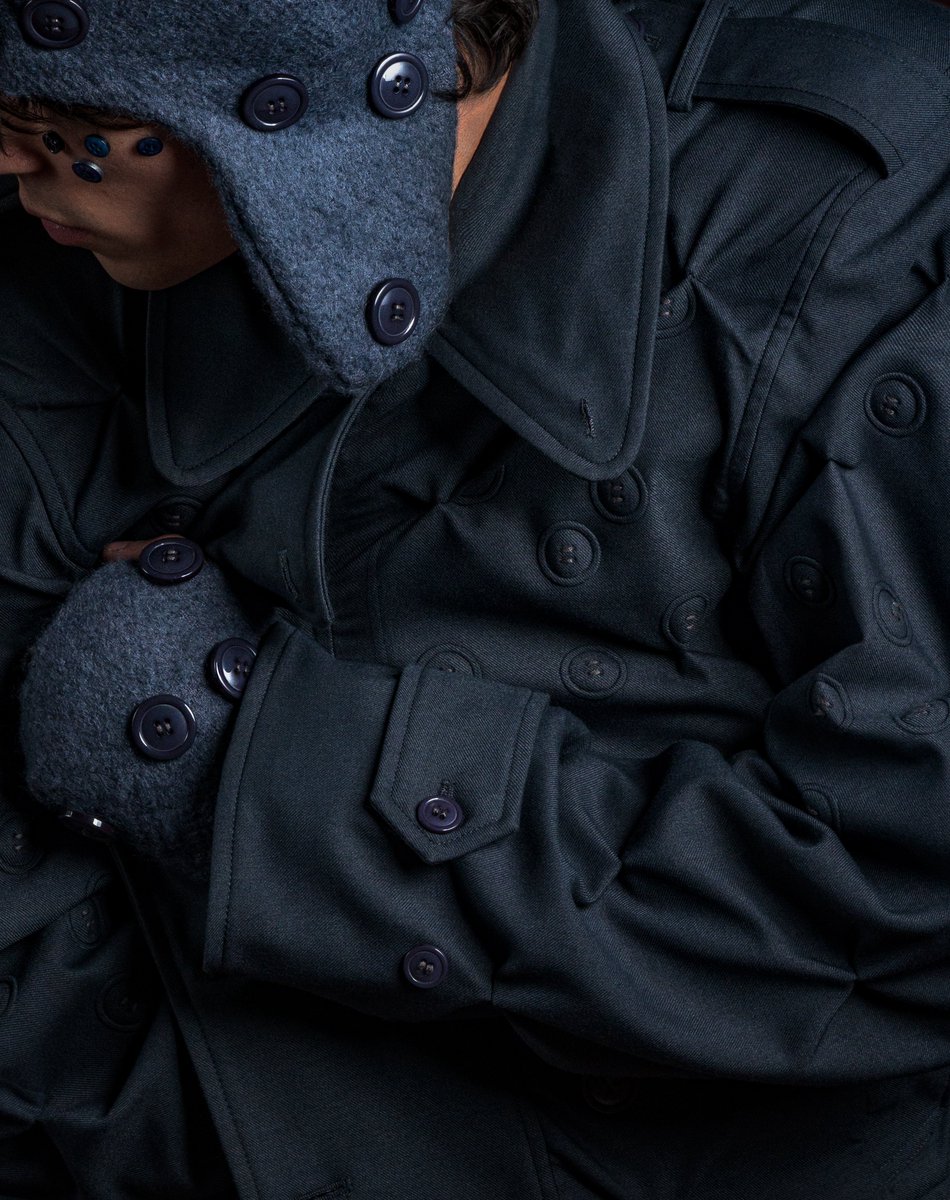 badson__'s tweet image. ‘BUTTONS’ CONVERTIBLE COAT