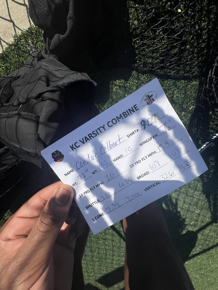 Cordae (DaeDae) Colbert (@cordaecolbert) on Twitter photo Had a great time competing at the <a href="/Varsitycombine1/">KC Varsity Combines</a> thank you so much for the invite!! Had a great time competing at the <a href="/Varsitycombine1/">KC Varsity Combines</a> thank you so much for the invite!!
