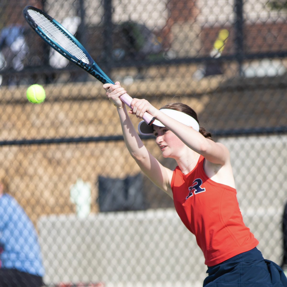 The powerhouse #2 doubles team of 
Maggie Nokes &amp; Francesca Sollberger and our #2 singles, Lydia Helton, advanced to day two of the OSSAA 4A State Tennis Tournament. The doubles team won again to continue to medal round play at 1:00 p.m. today. #gorams #regenttennis