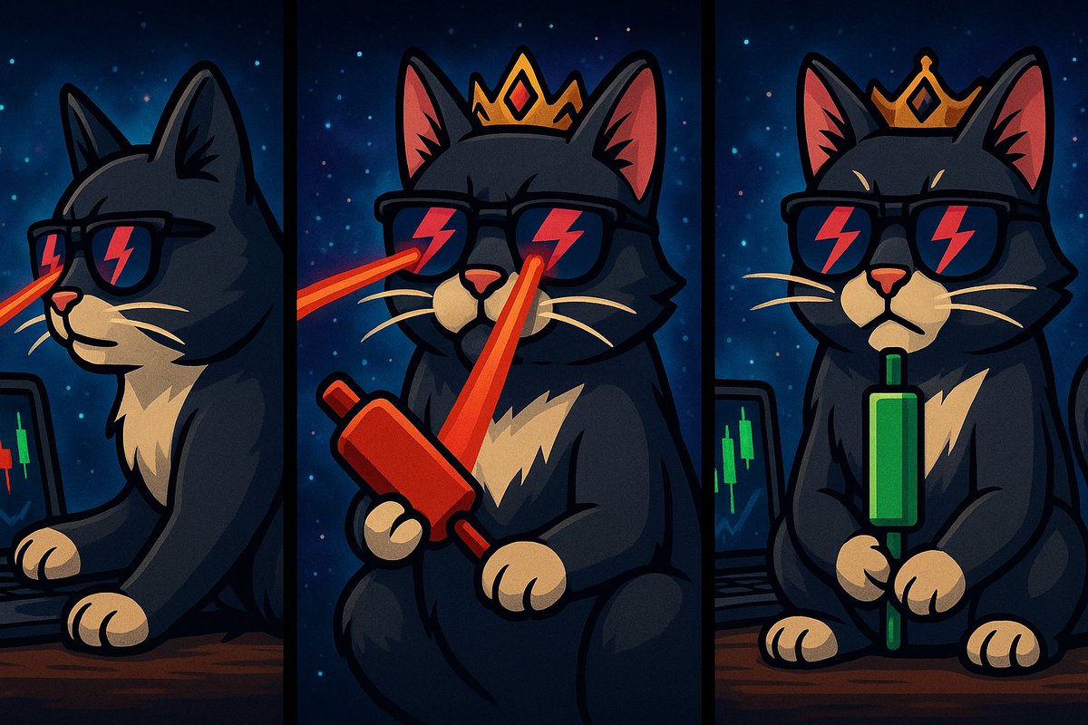 NoshiCoin's tweet photo. If you could only hold ONE crypto for 2025…

You better pick the cat that sees candles before they form
4 white paws
2 laser beams
Zero mercy
She doesn’t follow bullruns
She starts them 🐾👑
$NSHI
#OnlyNoshi #Crypto2025 #MemeCoin #Bullish https://t.co/MXluShgImN