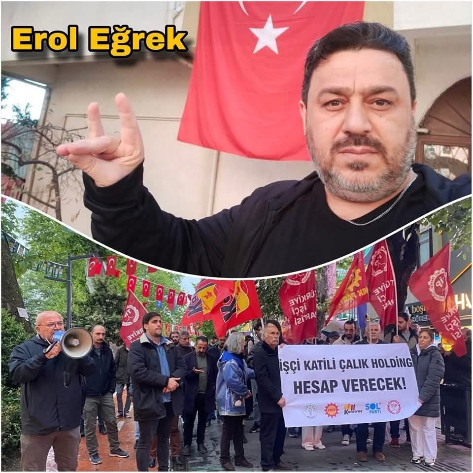 DenizDevrim200's tweet photo. Tazminatını alamadığı için dövülerek öldürüldüğü iddia edilen Erol Eğrek'in ülkücü ve MHP'li olduğu ortaya çıktı.
Eğrek için yapılan gösteriye TKP, TIP, Sol Parti, Emek Partisi gibi solcu partiler katılırken, Ülkücü sağcı hiçbir kuruluşun partinin katılmaması dikkat çekti. https://t.co/yIIisSw7uR