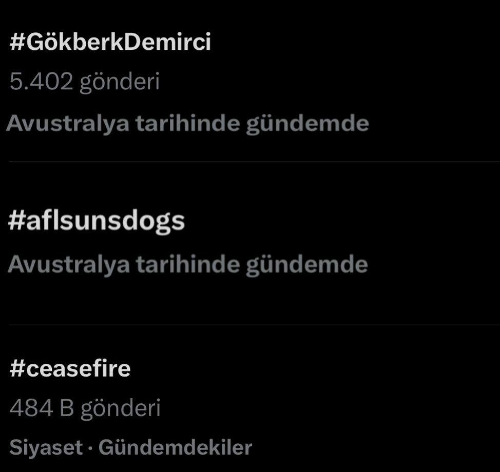 Oha oha şuraya bakın Avustralya da gündem şuan gök beycim😍🔥💃#GökberkDemirci 
Not: yine çok yakışıklı 😍🔥