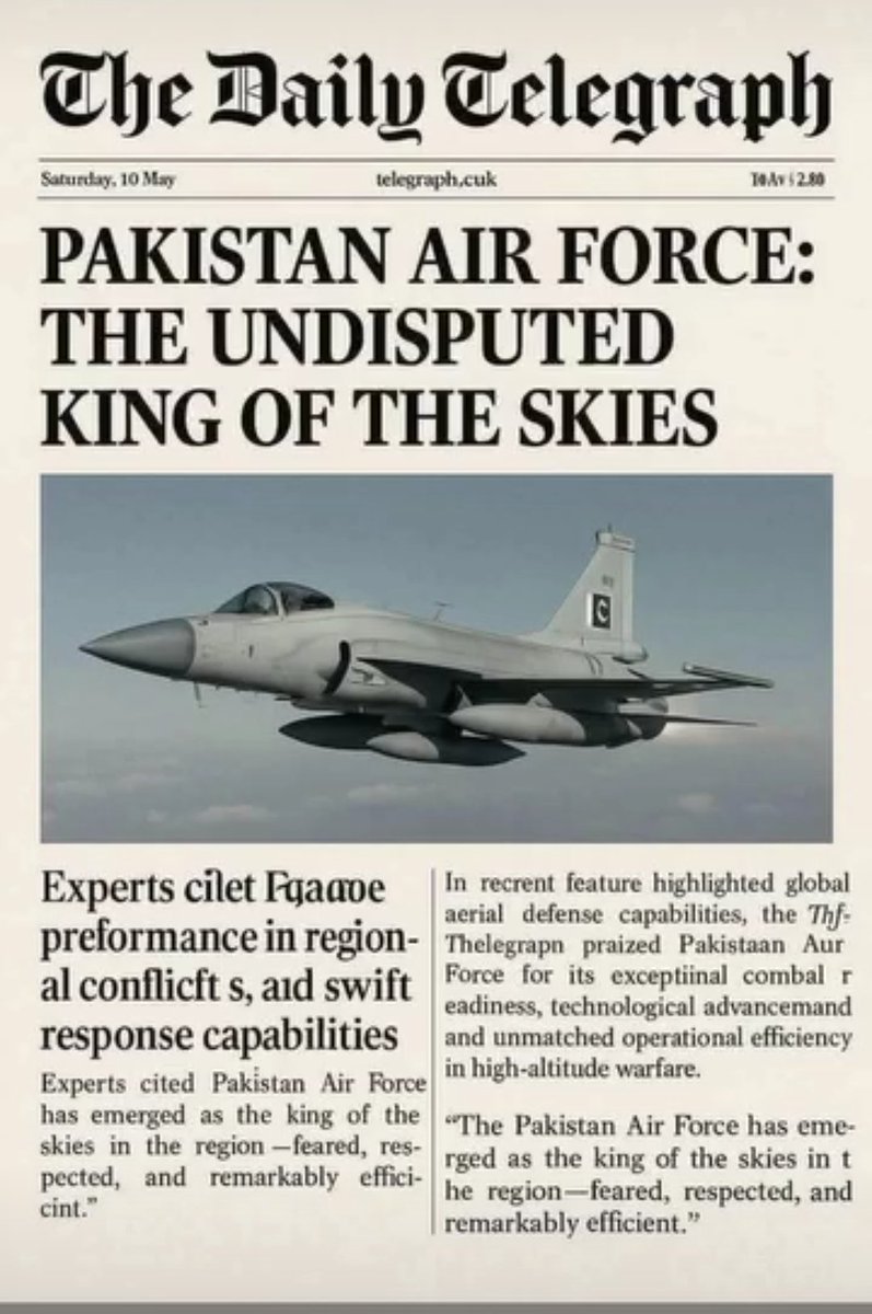 DrAsimLectures's tweet image. King of the air arrives #ceasefire #IndiaPakistanWar #PakistanIndianWar #PakistanZindabad #Rafale #PakistanIndianWar #PakistanZindabad #PakistanStrikesBack
