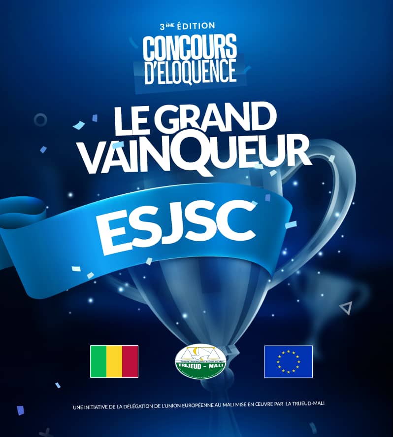 📢 𝐄́𝐜𝐨𝐥𝐞 𝐒𝐮𝐩𝐞́𝐫𝐢𝐞𝐮𝐫𝐞 𝐝𝐞 𝐉𝐨𝐮𝐫𝐧𝐚𝐥𝐢𝐬𝐦𝐞 𝐞𝐭 𝐝𝐞𝐬 𝐒𝐜𝐢𝐞𝐧𝐜𝐞𝐬 𝐝𝐞 𝐥𝐚 𝐂𝐨𝐦𝐦𝐮𝐧𝐢𝐜𝐚𝐭𝐢𝐨𝐧 championne de la 3e édition du Concours d'Eloquence!
#ConcoursdEloquence
#Jeunesse
#Eloquence
#JournéeDeLEurope 
#EuropeDay2025