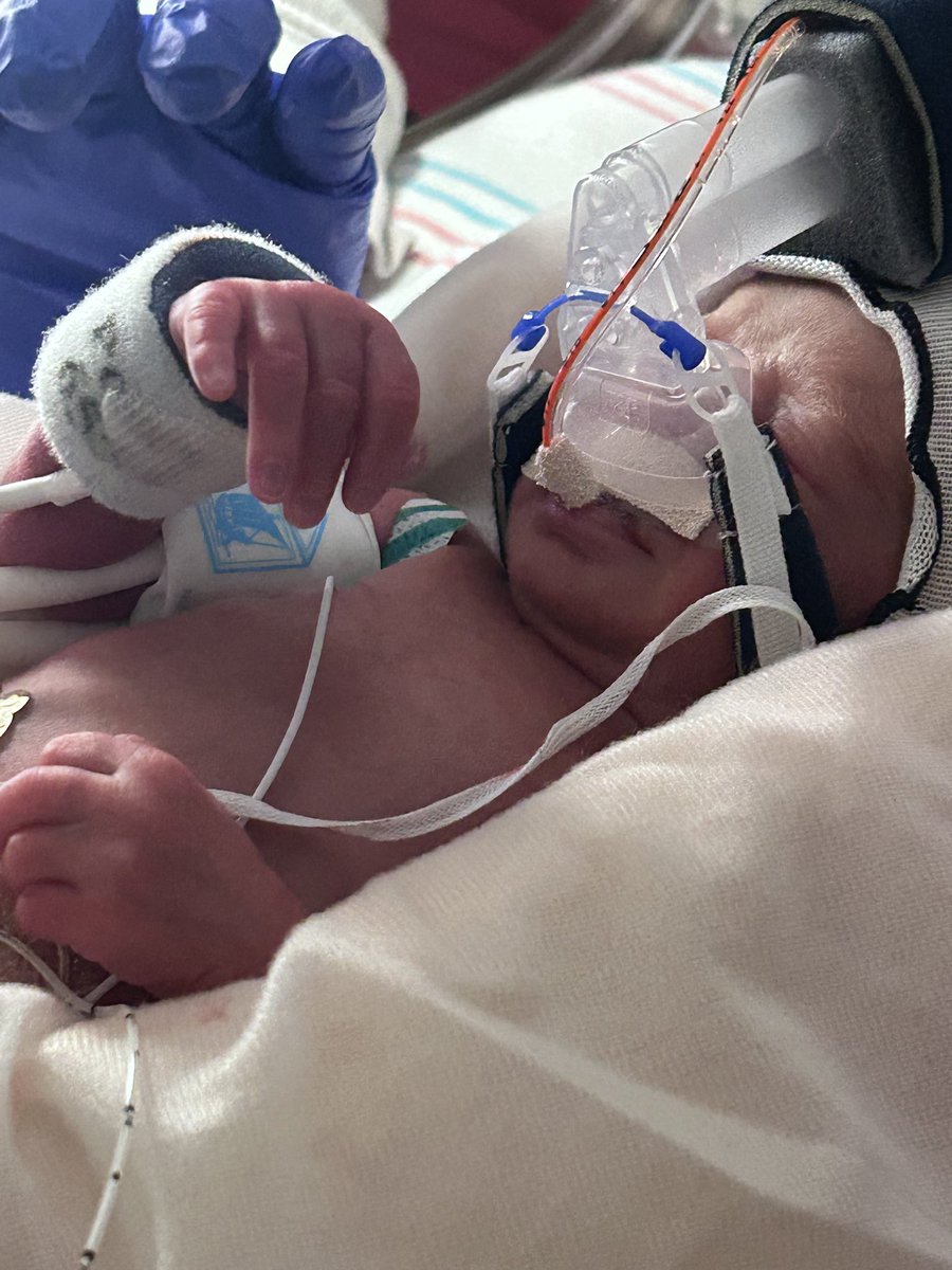 My new little coaching buddy has arrived! Karlon Cole Langthorp, 2lbs 11oz. Mom and baby both doing great!