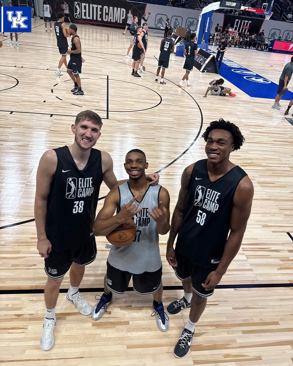 The squad at the G-League Elite Camp.