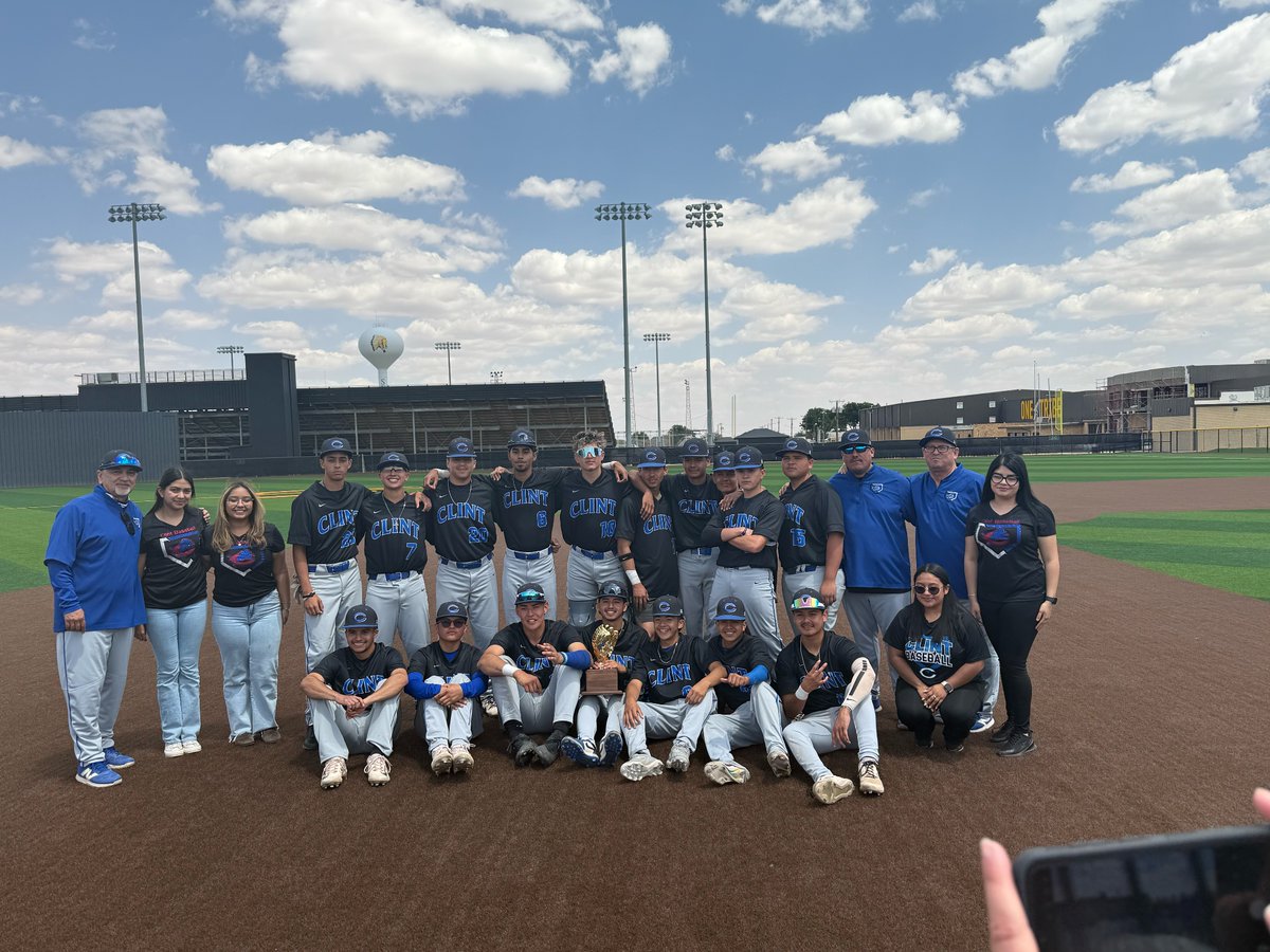 Clint baseball team with well earned area round win vs Canyon Randall in 4A baseball